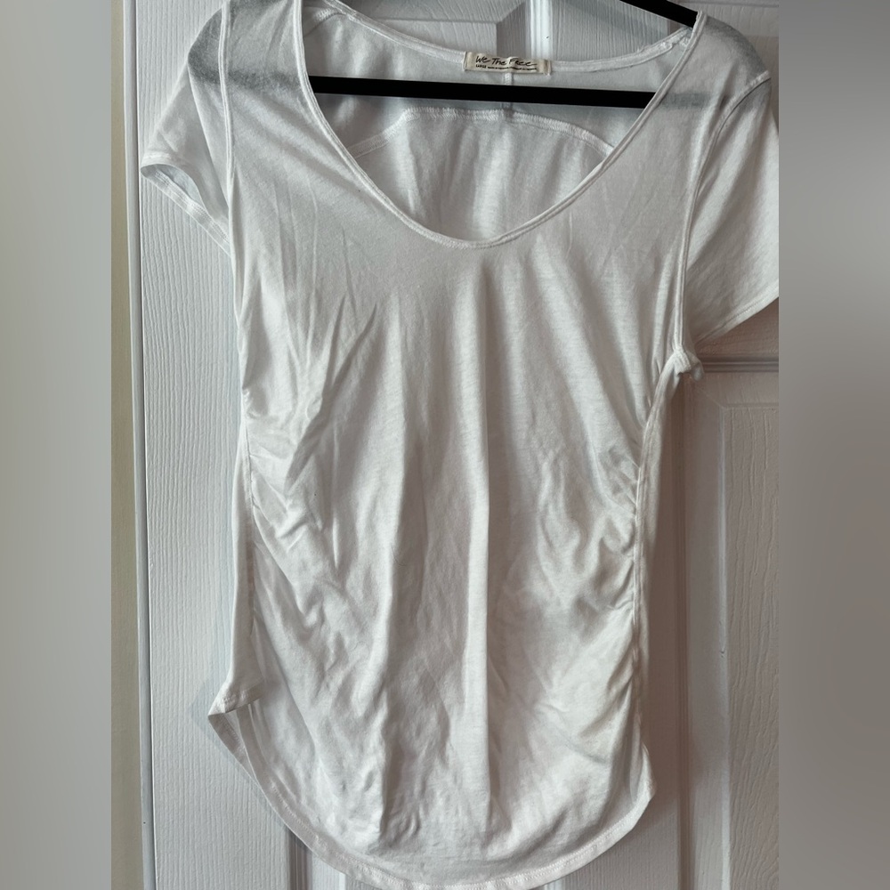 Free People White tshirt